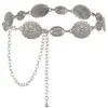 Cinturón de Metal Estilo Bohemio Cadena de Cintura para Mujer Accesorios para Vestido de Mezclilla Jeans Combinar con Vestido En Stock Venta al por Mayor