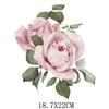 Hermosa Flor Estampado Floral Patrón Transferencia de Calor Camiseta Bolsa Transferencia de Calor Lavable Accesorios de Ropa Tinta Blanca Transferencia de Calor