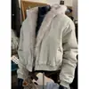 Jaqueta Masculina de Inverno Grossa e Quente com Capuz Casaco de Algodão Estilo Americano Jaqueta Curta de Algodão Roupa Exterior