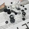 Botões de Pressão Invisíveis de Nylon Botões Ocultos Anti-Exposição Botões de Pressão Plásticos Botões de Pressão para Roupas Infantis Fechos de Pressão Botões