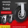 Roda Direcional Industrial de Vinil Universal Reforçada Espessa Personalizada para Carga com Freio de Borracha Silenciosa Alta Elasticidade