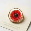 Broche de Alfinete Papoula Memorial do Dia dos Veteranos Transfronteiriço Broche Comemorativo Flor Papoula Insígnia