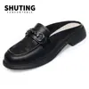 Zapatos Mocasines Shu Ting 2026 Nuevos, Pantuflas Cerradas de Malla, Zapatos de Verano para Mujer sin Cordones, Medias Pantuflas para Mujer, Adecuados para Usar al Aire Libre