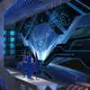Senso de tecnologia 5D caixa de KTV decoração de tecido de parede palco de DJ papel de parede salão de e-sports papel de parede grande sem costura para lan house