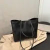 Bolso Tote Bandolera Retro de Gran Capacidad para Mujer 2025 Invierno Nuevo Estilo Coreano Moda Bolso de Hombro Moderno Versátil Bolso de Axila