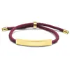 Pulsera de Acero Inoxidable en Blanco para Grabado Láser Transfronterizo Regalo Navideño Pequeño Regalo Promocional Pulsera Tejida