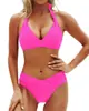 Bikini Nuevo 2025 de Dos Piezas Traje de Baño Transfronterizo Europeo y Americano Amazon Traje de Baño para Mujer Exportación al por Mayor