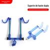 Suporte Dobrável Duplo Fortaleza para Vara de Pesca Cabeça de Chifre Luminoso Rack de Pesca Mesa Suporte Traseiro para Vara de Pesca Vara Dupla Acessórios