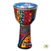 Tambor Africano Crianças Tambor de Mão Leve 8/10/ 12 polegadas Pele de Cabra Tambor de Madeira Adulto Profissional Tambor Lijiang Instrumento de Percussão