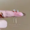 Estilo Elegante~Brincos de Franja Exquisitos e Simples Modelo Novo 2026 Acessórios de Orelha Versáteis de Luxo Leve