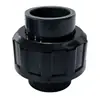 Codo recto de PVC negro, tes, válvula de bola, unión, accesorios de suministro y drenaje de agua, accesorios para tuberías de agua de acuario, tubería de acuario 9