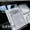 Set Acrílico Soporte Rectangular de Pie Flujo de Arena Movediza Tipo Concha de Cáñamo a Bricolaje Borde Pequeño Alta Transparencia Ballena Mahjong