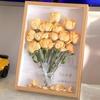 Três-Dimensional oco flor seca moldura da foto madeira feita à mão animal diy e planta moldura criativa hand-made display foto frame decoração