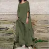 Aliexpress Amazon Sudeste Asiático Transfronterizo Tallas Grandes Traje Holgado de Color Sólido para Mujer Falda Irregular de Dos Piezas para Mujer