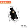 Cerradura de puerta de madera con perno de resorte de acero inoxidable engrosado, cerradura automática para puertas de baño y ventanas, cerradura de perno china, cerradura de puerta antirrobo