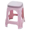 Banqueta de Plástico para Uso Doméstico, Cadeira Espessada, Tamanho Pequeno, Design Estiloso e Simples, Banqueta Quadrada para Adultos, Banqueta Individual, Banqueta Alta, Banqueta Baixa