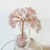 Adornos de Árbol de la Fortuna de Citrino, Árbol de la Fortuna de Amatista, Árbol de Cristal, Manualidades para Decoración de Escritorio de Oficina y Hogar