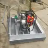 Colheitadeira de raiz de lótus bico de pato flutuante, máquina de colheita de raiz de lótus para campos alagados, movida a gasolina, alta eficiência