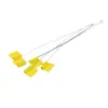 Sello de plomo de alambre de acero desechable de 250 mm tipo de apriete para contenedor con codificación, hebilla a prueba de manipulaciones, candado anti-falsificación