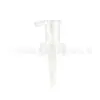 Cabezal de bomba de champú de alta gama, 33 dientes, material PP, cuerpo esmerilado acanalado de doble capa, fabricante de cabezal de bomba roscado para loción corporal y gel de ducha