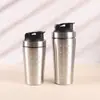 Vaso Shaker de Acero Inoxidable 304 de Capacidad Grande de Una Sola Capa Batido Proteína en Polvo Fitness Deportes con Escala Bola Mezcladora Vaso de Agua