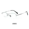 Armazón para anteojos Yitong "6809" de pierna de acordeón, semi-al aire, ultraligero, titanio puro, para hombre, electrochapado IP, venta al por mayor en Danyang