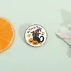 Gato Negro de Halloween Sombrero de Mago Broche de Dibujos Animados Calabaza Hoja de Arce Murciélago Patrón Insignia Accesorios Festivos Venta al por Mayor