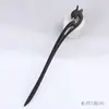 Mercadorias genuínas Pente de ébano pente de alto padrão diy estilo antigo acessórios de cabelo com balanço passo Pente de madeira novo estilo chinês adorno de cabeça feminino