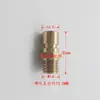 Molde tamanho grande extensão conexão de cobre tipo aberto N9 controlador de temperatura de molde rosca americana conector rápido cabeça macho água