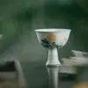 Venta de Liquidación de Teteras Gaiwan Pintadas a Mano en Tonos Rosa Pastel, Tazas de Té y Tazas de Té Hechas a Mano para Juegos de Té Kung Fu