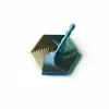 Estrela Descompressora Impressa em 3D Ilusão Ótica Dobrável Brinquedo Educativo Infantil Torre de Cenoura Poligonal Espiral Tridimensional Mesa