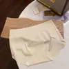 Pantaletas sin costuras con entrepierna extendida para mujer, que no pellizcan, hechas de seda helada antibacteriana 10A, adecuadas para chicas de talla grande, 100 kg Fitness