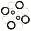 Espiral Protectora de Cable de Silicona, Espiral Protectora de Cable de Goma Resistente a Altas y Bajas Temperaturas, Funda Protectora de Cable y Alambre con Orificio Pasante en Forma de T, Tapón Hueco al por Mayor