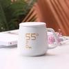 Taza caliente de temperatura constante de 55 grados, posavasos calentador, taza de cerámica de sol, taza de café, taza de regalo creativa, juego de tazas