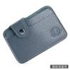 Cartera pequeña de piel de vaca de capa superior, tarjetero, tarjetero, comercio exterior, dólares estadounidenses, simple y práctico