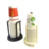 Portavasos de Papel Desechable Transfronterizo Estante de Almacenamiento para Vasos de Café Té con Leche Estante de Almacenamiento de Vasos para el Hogar Portavasos de Escritorio Multifuncional