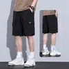 Pantalones Cortos de Trabajo para Hombre, Pantalones Cortos Finos de Seda Helada de Verano, Pantalones Cortos Casuales de Secado Rápido, Pantalones de Longitud Media para Deportes al Aire Libre para Hombre