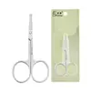 Tijeras de Belleza Bz34 Acero Inoxidable Cabeza Redonda Tijeras para Pelo de Nariz Seguridad Engrosadas Tijeras para Cejas Pequeñas Puntiagudas Tijeras de Maquillaje