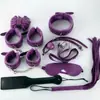 Conjunto de Bondage Sm, Conjunto de Sete Peças em Couro Pelúcia, Conjunto de Dez Peças, Brinquedos Sexuais para Mulheres, Bondage para Casais, Uso Adulto