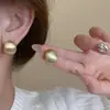 Pendientes de plata de ley S925 estilo coreano de lunares con lazo 2026 nuevos de moda populares versátiles de alta gama hermosos pendientes para mujer