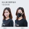 Celebrador de Internet de Moda Mismo Estilo Mascarilla Protectora Lavable Moderna Transpirable Anti-Polen Mascarilla Tridimensional de Esponja de Poliuretano