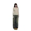 Camiseta básica de cuello en V para mujer, nuevo estilo otoño/invierno 2026, top simple de punto para uso diario ajustado, suéter de punto para mujer, efecto adelgazante