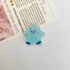 Acrílico com flash fino Bonito Monstro Dos Desenhos Animados DIY Hairpin Acessórios De Cabelo Broche Geladeira Adesivo Acessórios Patch