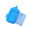 Toalha Refrescante de Fibra de Carvão de Bambu de Silicone Transfronteiriça da Amazon Toalha Refrescante Esportiva ao Ar Livre Toalha Refrescante Refrescante