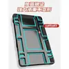 Placa de acero pequeño carro remolque de carga plegable carrito pequeño carrito de mano para el hogar carrito de transporte carrito plano portátil de alta resistencia