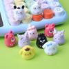 Brilhante tridimensional pequeno animal resina pequenos acessórios creme cola diy materiais artesanais caseiros telefone celular shell acessórios de cabelo