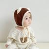 Chapéu Coreano para Bebê 2024 Outono e Inverno Super Fofo Chaminé Porta À Prova de Vento Quente Proteção para as Orelhas Chapéu Chapéu Fetal para Bebê 91