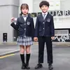 Uniforme de jardín de infantes, uniforme escolar, traje de otoño e invierno, nuevo traje de clase para estudiantes de primaria y secundaria de estilo británico para niños.