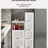 Gabinete de Almacenamiento para Espacios Estrechos Hogar Sala de Estar Estante de Almacenamiento para Juguetes y Snacks con Tapa abatible Cocina Baño Gabinete Estrecho Gabinete de Almacenamiento