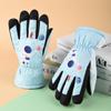 Guantes Infantiles para Otoño e Invierno, Uso en Exteriores, Resistentes al Agua, Cortavientos, Engrosados, Forrados de Felpa, Resistentes al Frío, Adecuados para Niños y Niñas, para Ciclismo y Esquí